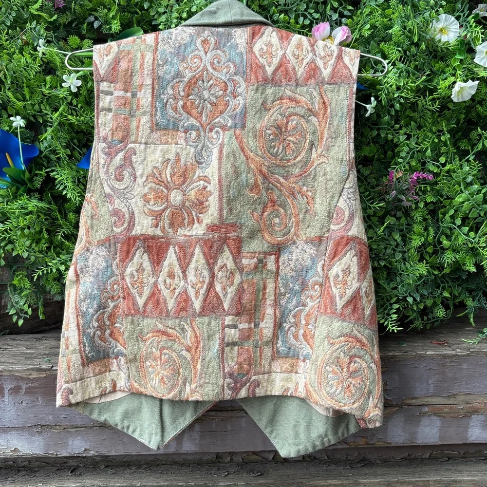 Vintage Longhorn Western Wear Vest - Picture 4 of 5